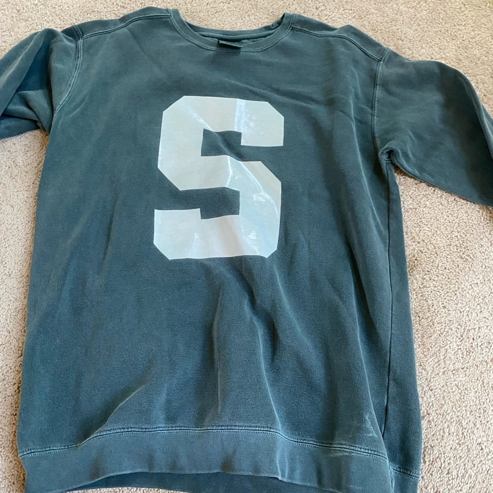 Green/Blue Crewneck